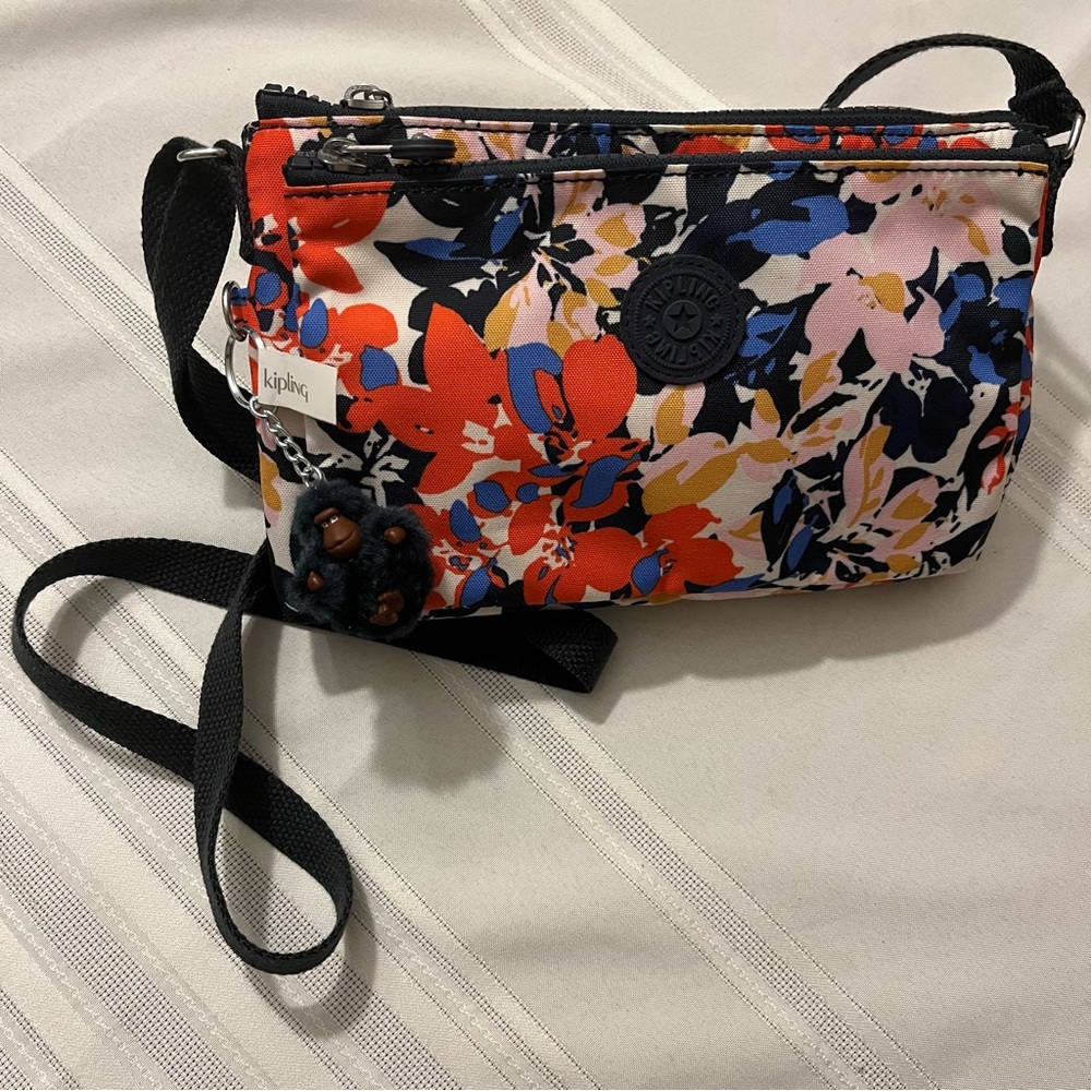 Kipling Crossbody Shoulder Bag with Don the Monkey